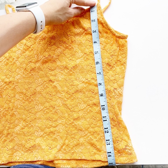 Alberto Makali Orange Lace Camisole NWOT - Picture 4 of 5